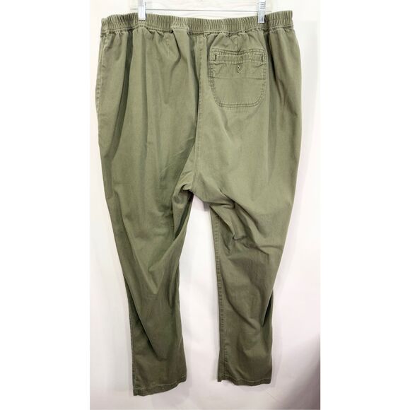 Woman Within Plus Size 26W Jeans Elastic Waist Stretch Pull On Green 487 - Picture 2 of 9